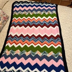 Cottagecore Granny Crochet Throw